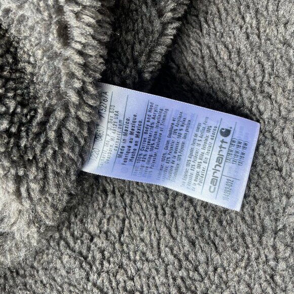 Carhartt Women’s Sherpa Lined Jacket Loose Fit Washed Duck - Picture 5 of 5